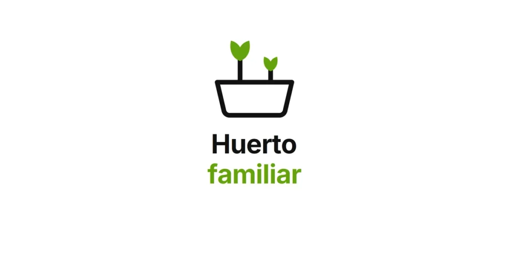 Huerto familiar: familia cultivando hortalizas juntos