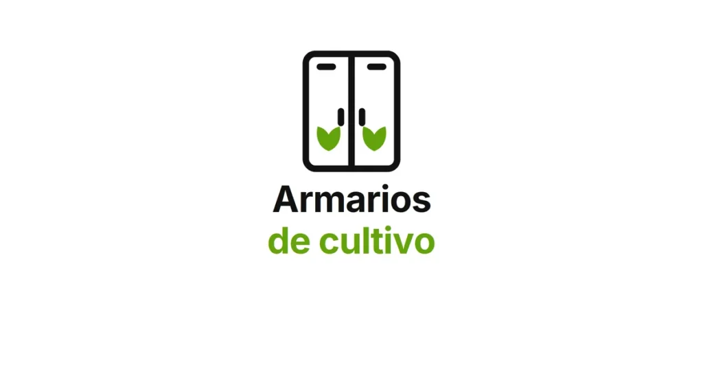 Armario de cultivo interior con iluminación LED